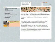 Tablet Screenshot of conservation-development.net